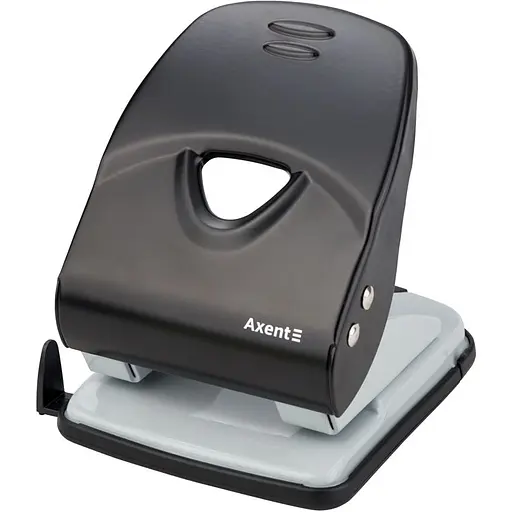 Діркопробивач Axent Exakt-2, 40 аркушів чорний (3940-01-A) - фото 1
