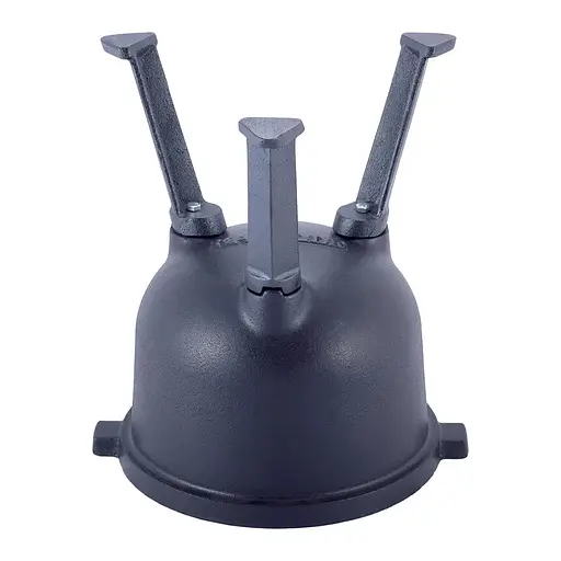 Казан чавунний емальований 4 л з кришкою для приготування їжі на вогні та плиті KM-4800M, Kamille 87469 - фото 4