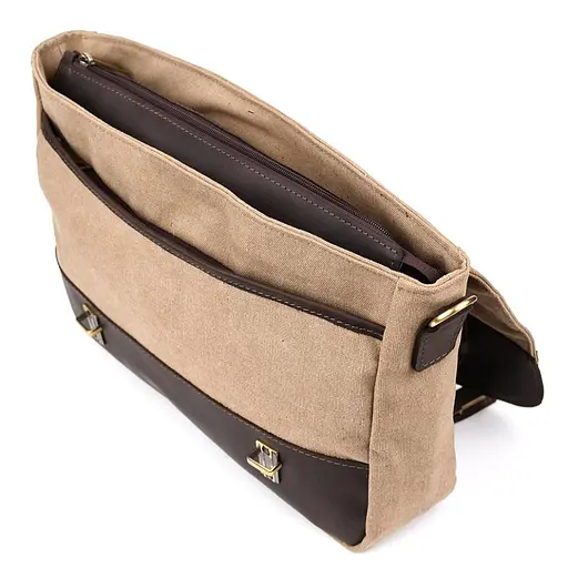 Шкіряна чоловіча сумка TARWA 36х27х10 см nsa0001325 - фото 8