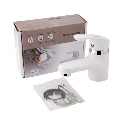 Смеситель для раковины Brinex 36W 001 - фото 2