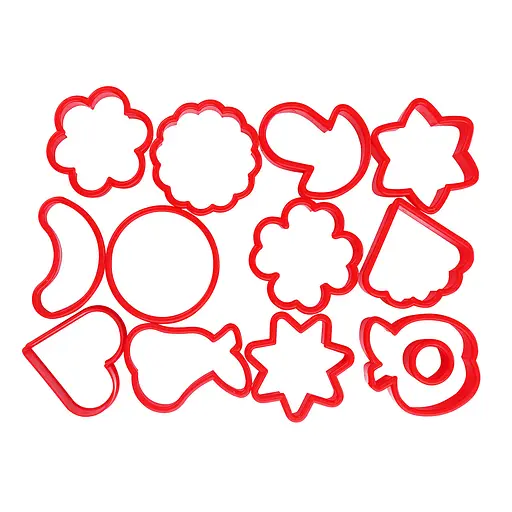 Набор из 12 форм для вырезания выпекания печенья, Kitchette 81719 - фото 2