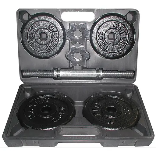 Гантель сборная Toorx 10 кг с кейсом (VAL-10DGN) - фото 1