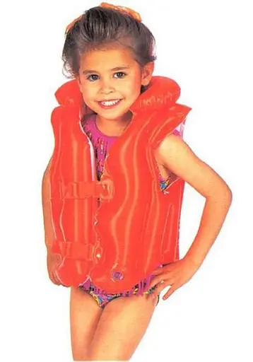 Детский надувной жилет 58671 Красный - фото 2