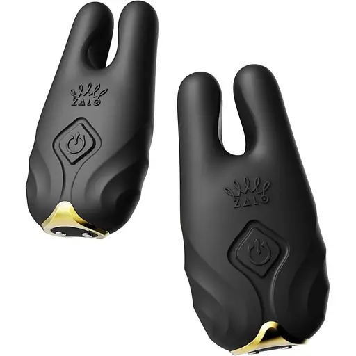 Вібратор для грудей Zalo Nave Obsidian 6.3 см чорний