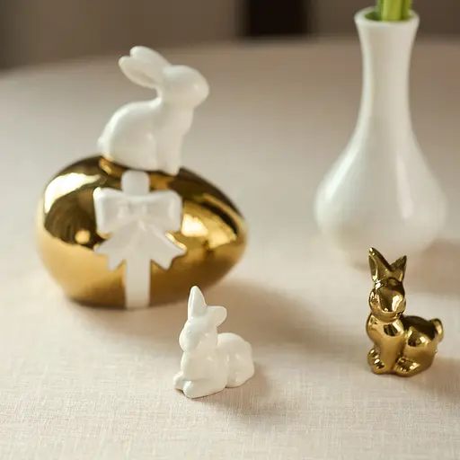 Статуэтка декоративная MBM HOME Апельсиновый кролик золотая (DH-ST-41 GOLD) - фото 5