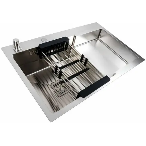 Кухонна мийка Platinum HANDMADE 78*50С L (SP000041295) - фото 1