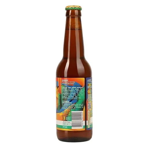 Пиво Volynski Browar Amber, светлое, нефильтрованное, 4,4%, 0,35 л - фото 3