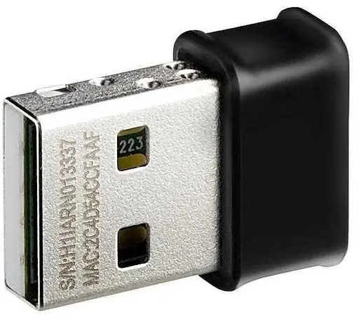 WiFi-адаптер ASUS USB-AC53 nano AC1200 USB2.0 MU-MIMO (90IG03P0-BM0R10) - фото 1