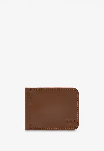 Зажим для денег светло-коричневый - фото 2