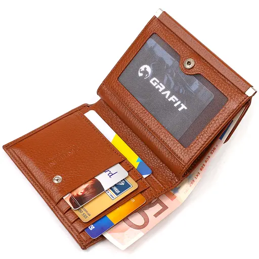 Женский кожаный кошелек Canpellini 12х9.8х1.5 см acs0025500 - фото 4