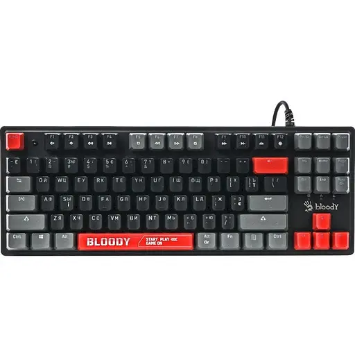 Проводная клавиатура A4Tech Bloody S310N Energy Red