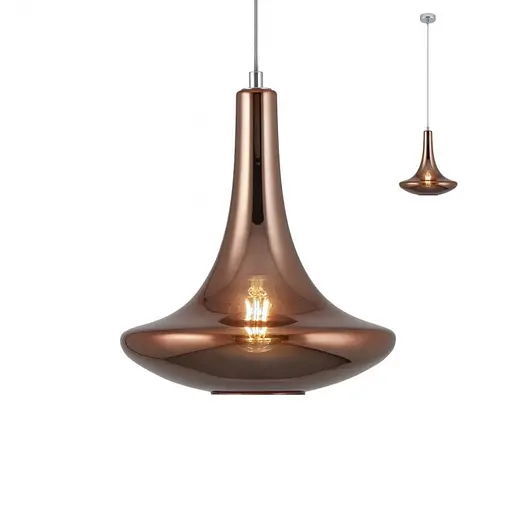 Подвесной светильник Redo DECANTER SU 1X42W E27 D265 COPPER (5.1.1) 01-1624 - фото 1