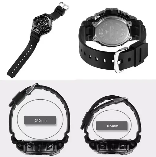 Чоловічий наручний годинник Skmei 1905 Чорний - фото 7