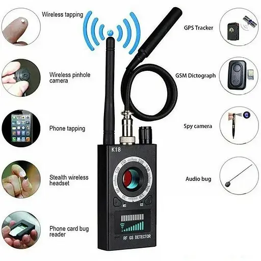 Детектор жучков и скрытых камер Protect K18 антижучок - фото 4