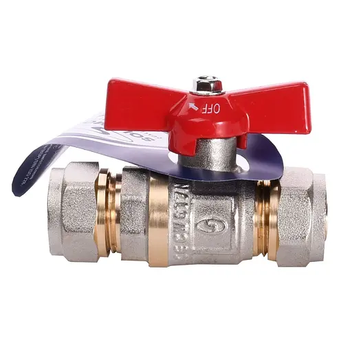 Кран шаровый для металлопластика Solomon 16х16 B1182 - фото 1