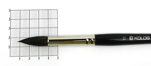 Кисть белка круглая Classic 3049R №11 короткая ручка Kolos - фото 2