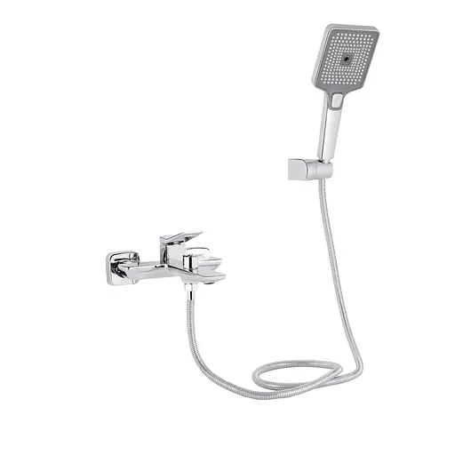 Смеситель для ванны Qtap Presto (c душевым гарнитуром) QTPRE259CRM45574 Chrome - фото 1