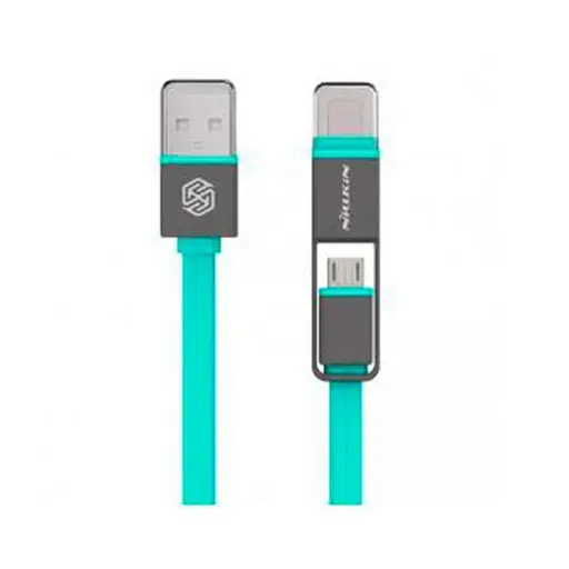 Кабель NILLKIN Plus Cable - 1M green 120 cm (Lightning/Micro USB)