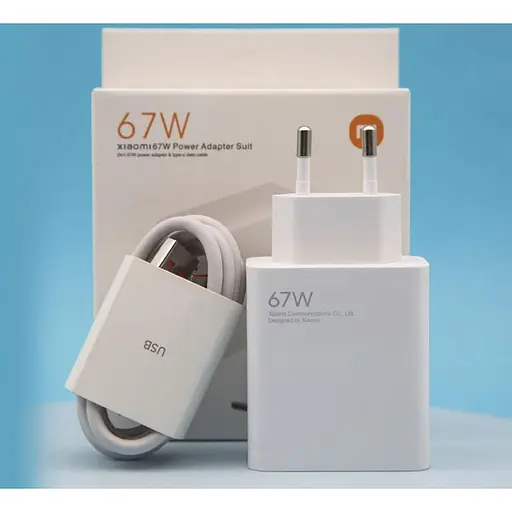Сетевое зарядное устройство Xiaomi HyperCharge 67W + Cable USB-A - USB-C (BHR9465EU) [132390] - фото 9