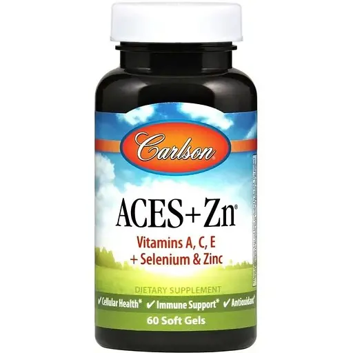 Вітаміни та мінерали Carlson Labs ACES + Zn, 60 капсул