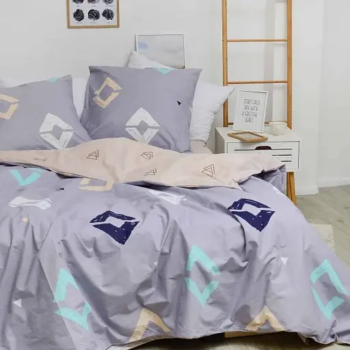 Комплект постільної білизни Viluta полуторний ранфорс 20106 100% бавовна - фото 2