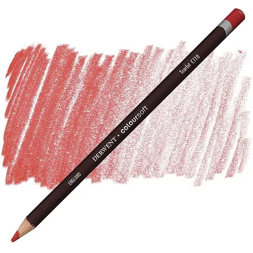 Карандаш цветной Derwent Coloursoft С110 Скарлет фиолетовый