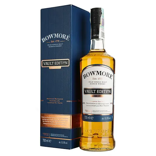 Виски Bowmore Vault Edit N°1 Atlantic Sea Salt 51.5% 0.7 л в подарочной упаковке