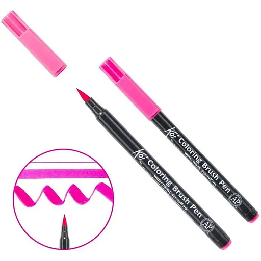 Маркер-пензель акварельний KOI Рожевий (20) Sakura