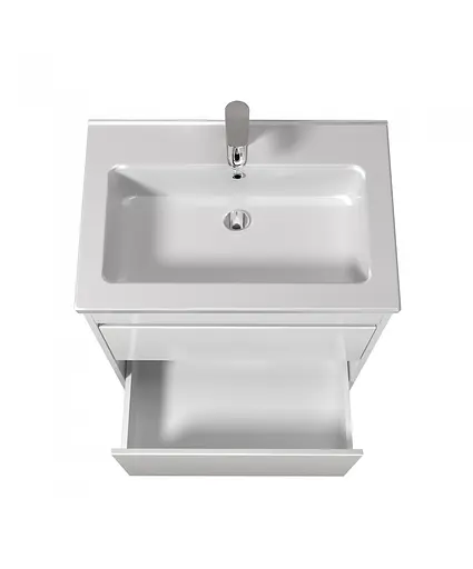 Тумба Мойдодир Prime 60 з умивальником Rodeo 60 підлогова Білий - фото 4