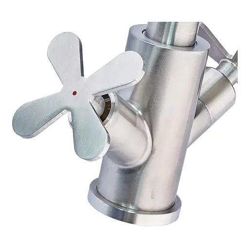 Змішувач для умивальника Zerix GTA 001 ZX4742 Нержавіюча сталь - фото 2