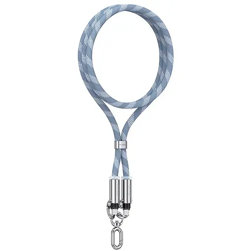 Дата кабель-шнурок Usams US-SJ745 Type-C to Type-C 60W (1.2m) Blue