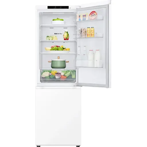 Холодильник LG с нижним морозильным отделением 186x60х68 белый - фото 6