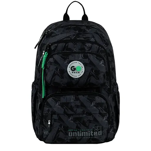 Рюкзак GoPack Education 120M-4 Unlimited Чорно-сірий (GO26-120M-4) - фото 3