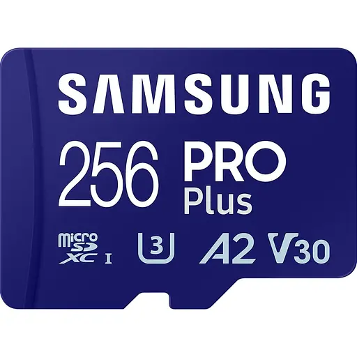 Карта памяти Samsung microSDXC 256GB Class 10 UHS-I U3 V30 A2 PRO Plus + W/Reader (MB-MD256SB/WW) (112860) - фото 3