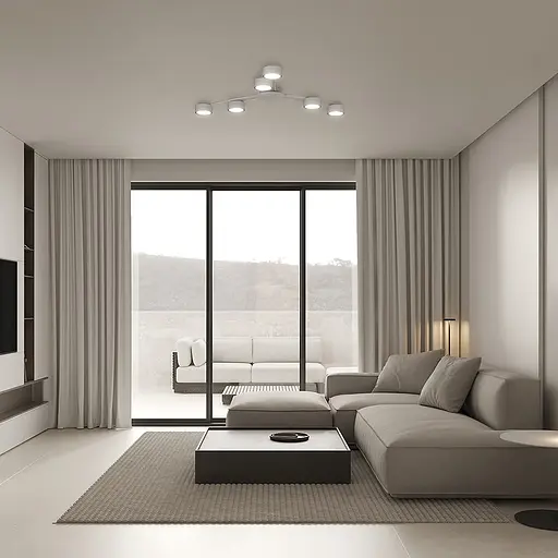 Люстра Ledcoin ML472-6 під лампу білий - фото 3