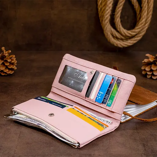 Кожаный женский кошелек ST Leather 18.5х9х1.5 см acs0016003 - фото 8