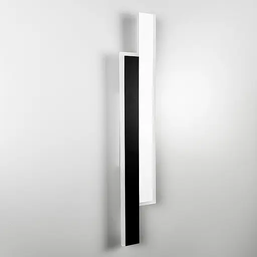 Праве бра у чорно-білому корпусі 60 см Line F Арт. WJ012/2 BK|WT RIGHT - фото 3