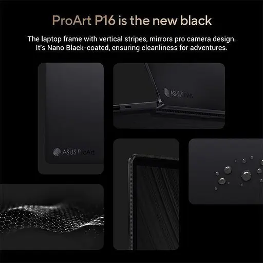 Ноутбук Asus ProArt P16 OLED H7606WV-ME088X, AMD Ryzen AI 9 HX370, 5.1GHz, 16 4K Touch, 32GB, SSD 2TB, NVIDIA GeForce RTX 4060 8GB, Windows 11 Pro - фото 13