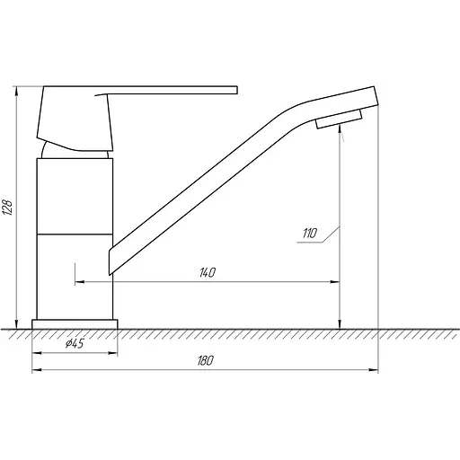 Смеситель для раковины Globus Lux Laguna GLA-0203MQ-10-BB - фото 4