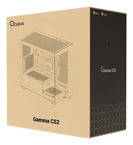 Корпус Ocypus Gamma C52, Black, Mid Tower, без БЖ, для Micro ATX / Mini ITX, 1xUSB 3.0 / 2xUSB 2.0, макс. CPU - 170 мм / GPU - 425 мм, бічна та передня панель із загартованого скла (Gamma-C52-BKD000XX-GL) - фото 10