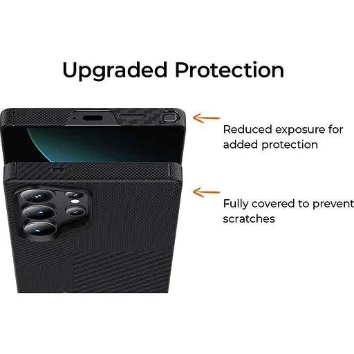 Чехол Benks Montage ArmorAir Kevlar Case 600D/1500D Magnetic для Samsung Galaxy S25 Ultra Black (6948005949235) [141718] - фото 11