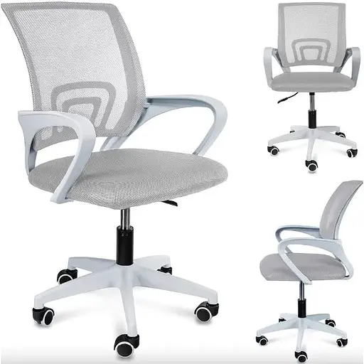 Офисное кресло Jumi Smart светло-серый - фото 2