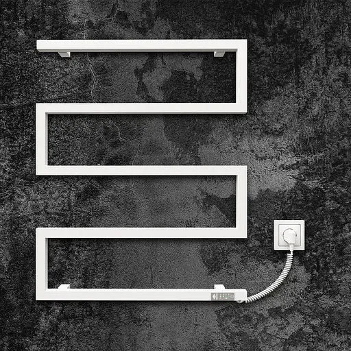 Електрична рушникосушарка Kosser Зета 685x550 ER тайм. білий ЗЗ02ERW, Білий матовий, Праве - фото 2