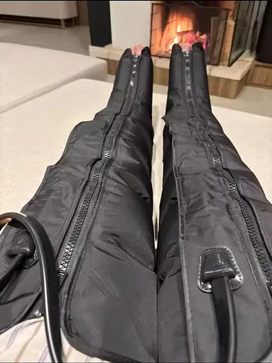 Массажер для ног Luyao LY-670 воздушно-компрессионный 6 камер (3 режима) Черный - фото 10