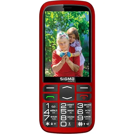 Мобільний телефон Sigma mobile Comfort 50 Optima Type-C Red - фото 1