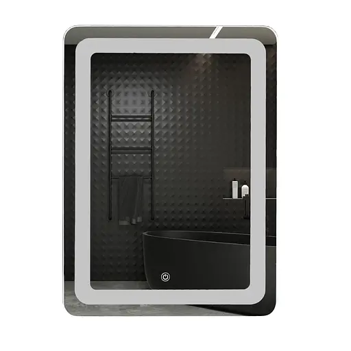 Дзеркало Unio MRR-04 SQR-RA-S 600 x 800 mm LED FL з сенсором 000027463 - фото 3