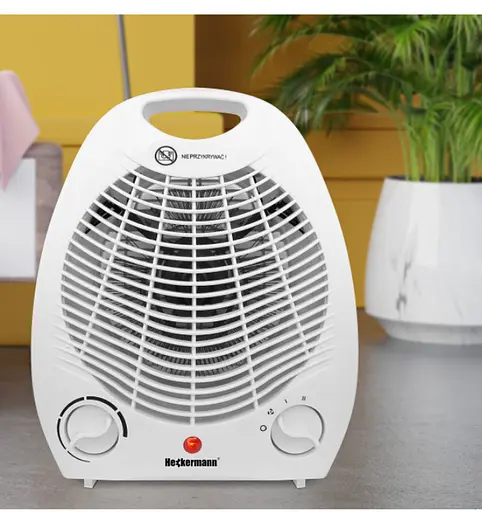 Тепловентилятор обігрівач Heckermann 2в1 2000 Вт - фото 6