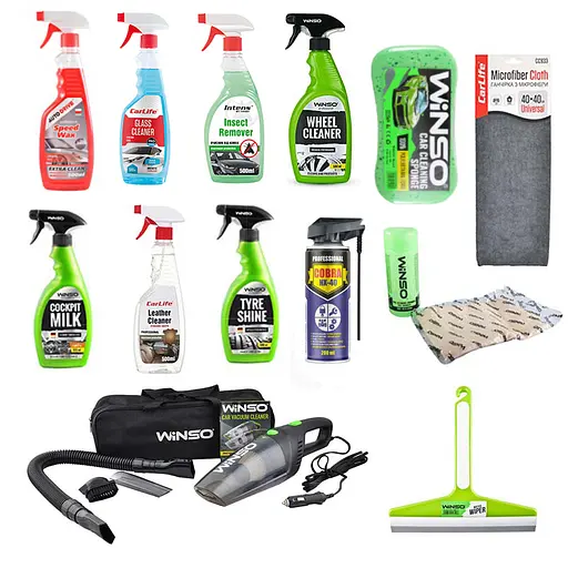 Набір Winso для миття автомобіля з пилососом (na_90) - фото 1