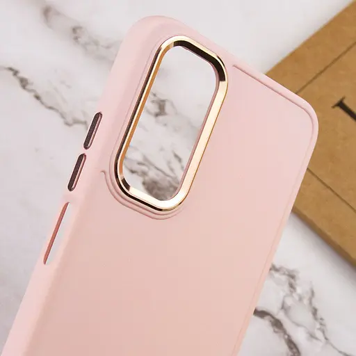 Чехол Epik TPU Bonbon Metal Style для Samsung Galaxy A14 4G/5G Розовый/Light pink - фото 5