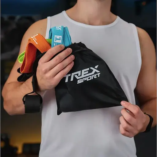 Набор резинок для фитнеса Trex Sport TX-005PBB 5в1 set B - фото 10